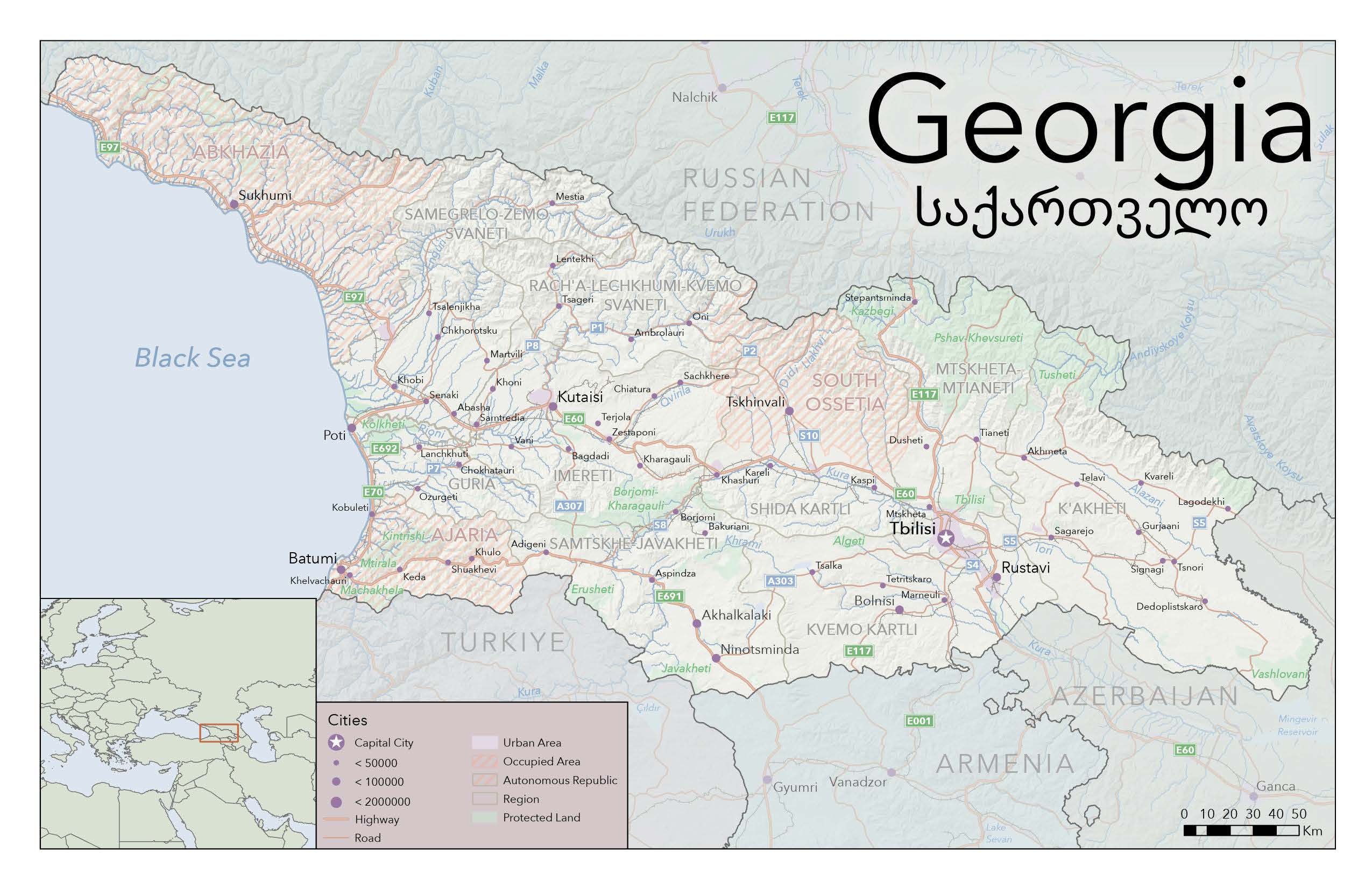 Map of Georgia